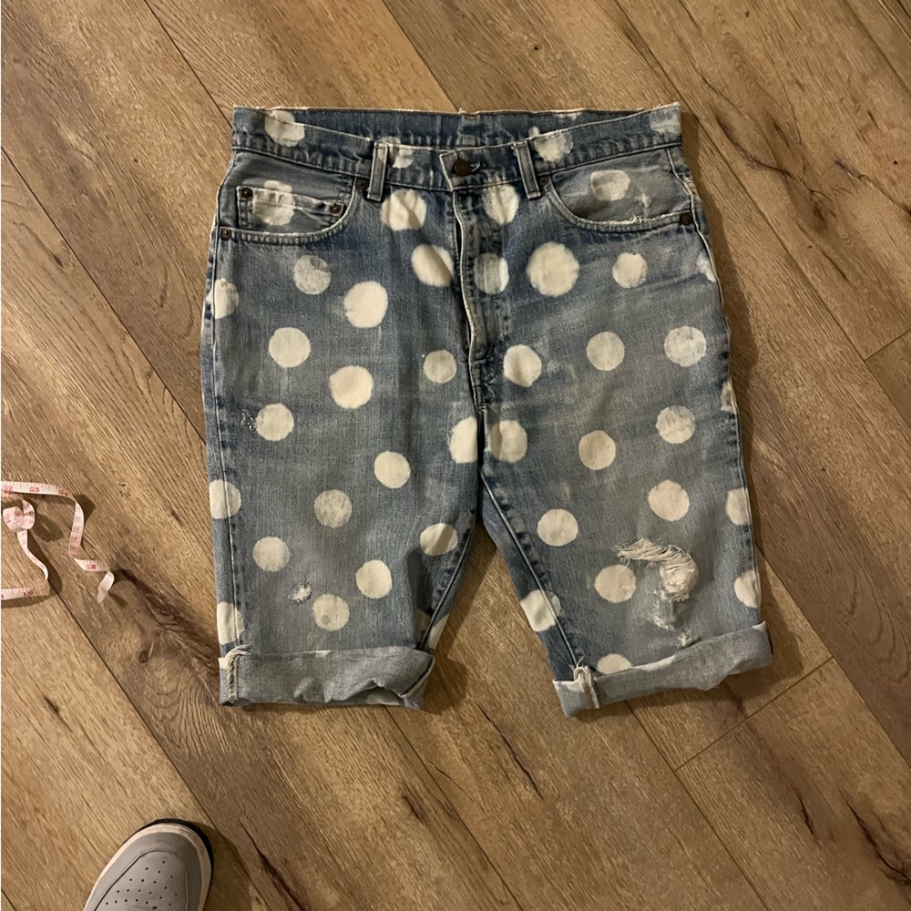 Polka Dot  Levi’s Denim   Shorts